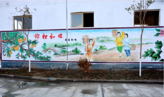 宁国乡镇文化墙 乡风文明焕发新活力