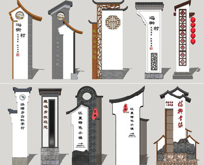 宁国美丽乡村标识标牌有哪些分类？