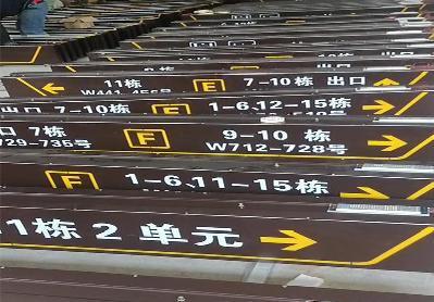 宁国广告标识中，常见的几种安装方式。